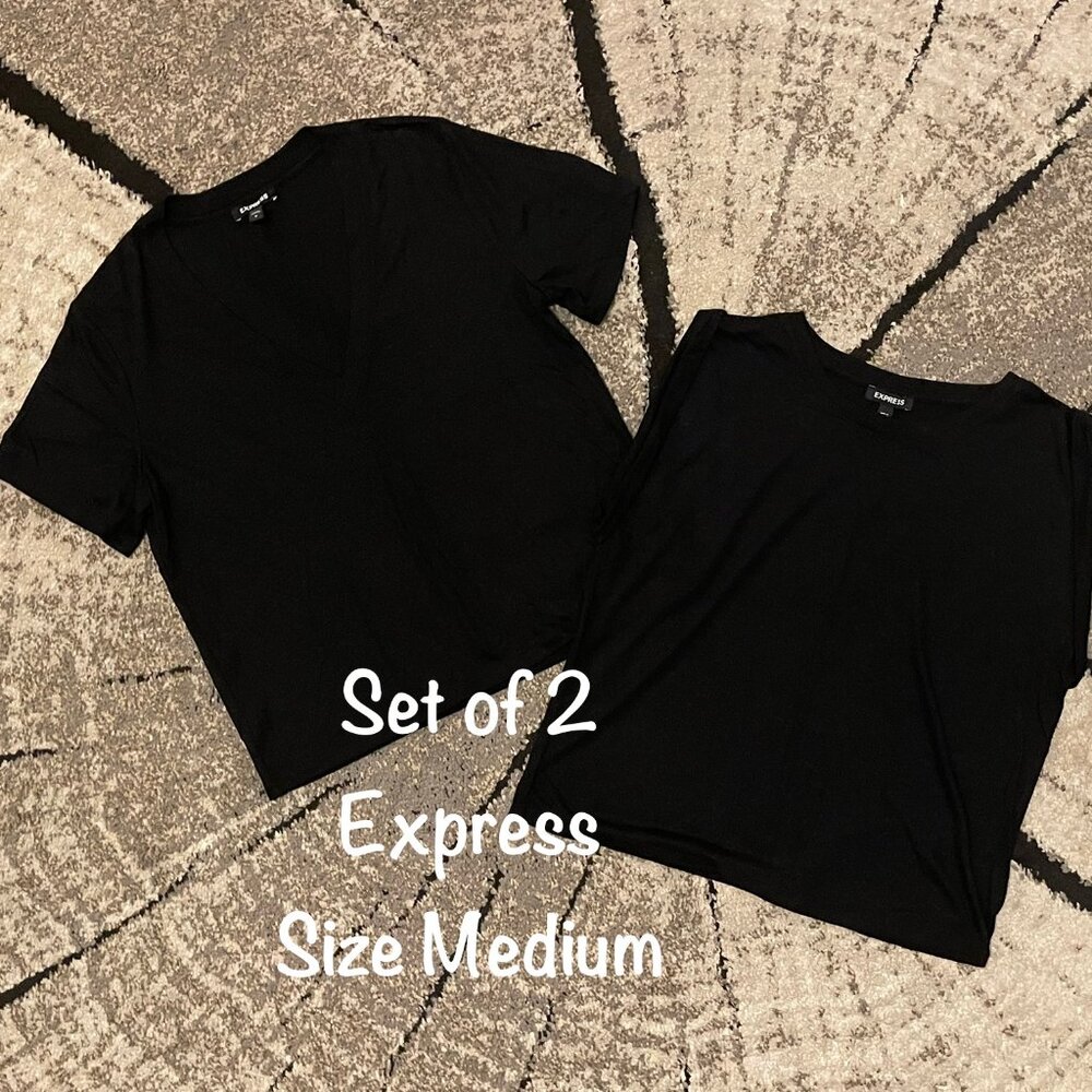 Set of 2 Women's Size Medium Express Tops